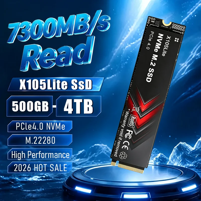 NUOVO X105Lite 500GB-4TB PCIe  - M.2 Nvme 4Tb Pcie 4.0 Ssd recensione e prezzo