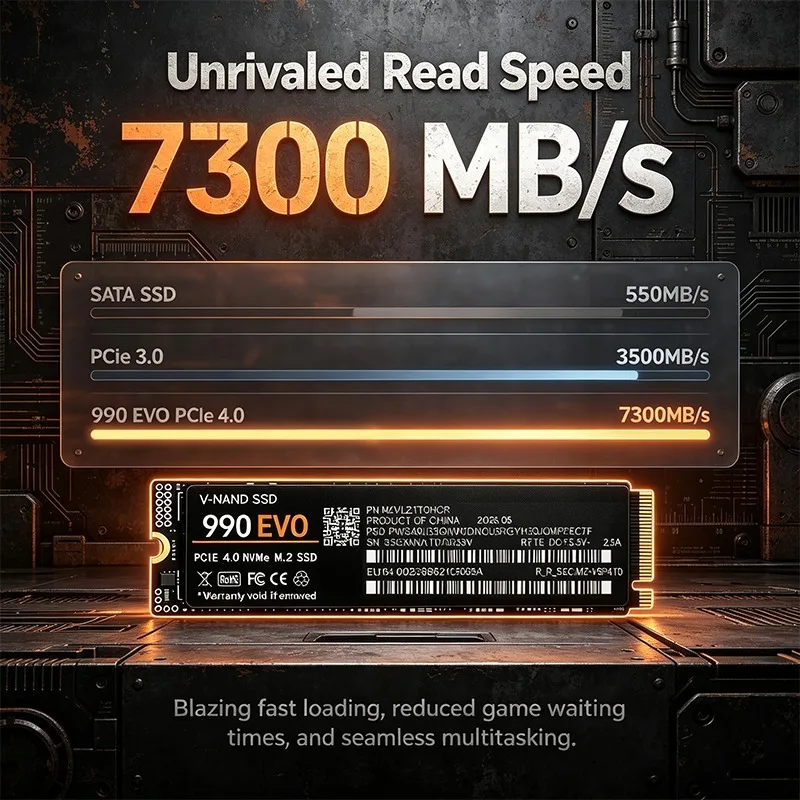 SSD NVMe M.2 per gaming 990 EV - M.2 Nvme 4Tb Pcie 4.0 Ssd recensione e prezzo