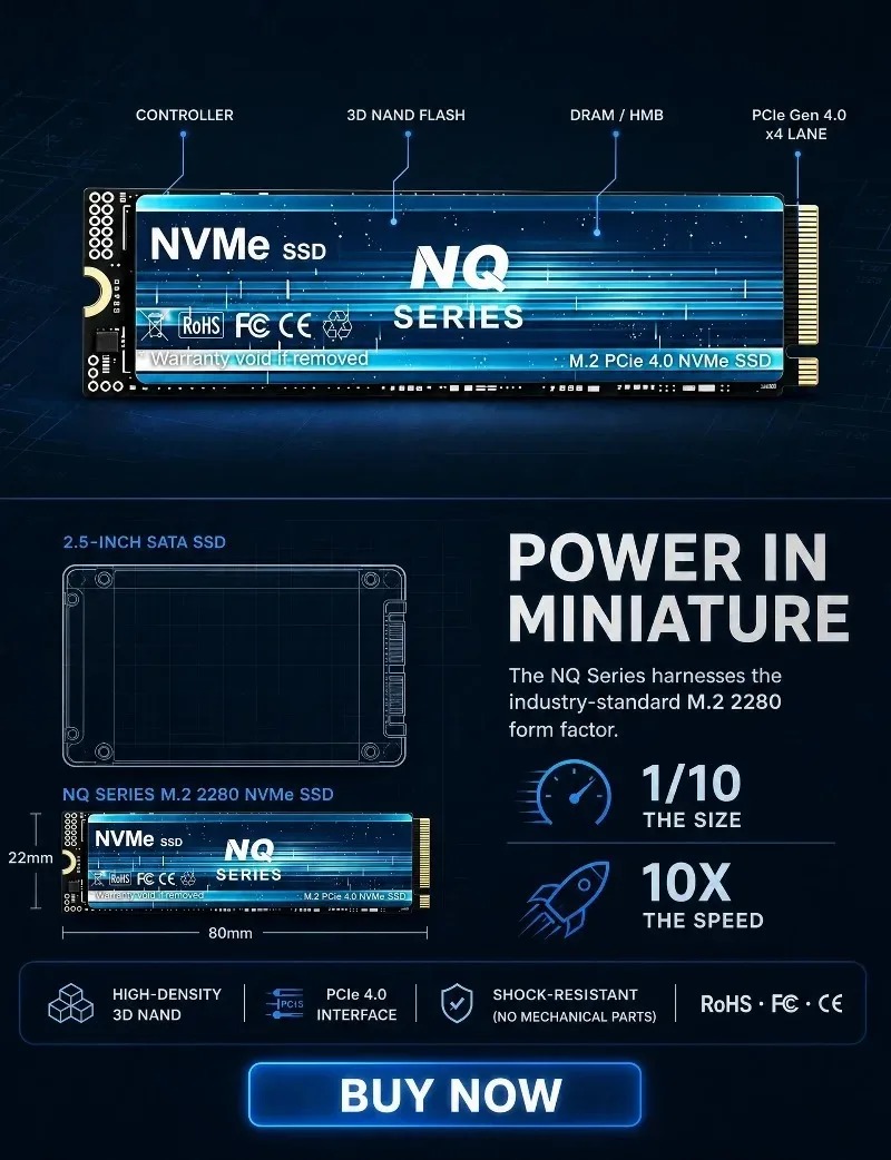 SSD NVMe serie NQ, 2 TB/4 TB,  - M.2 Nvme 4Tb Pcie 4.0 Ssd recensione e prezzo