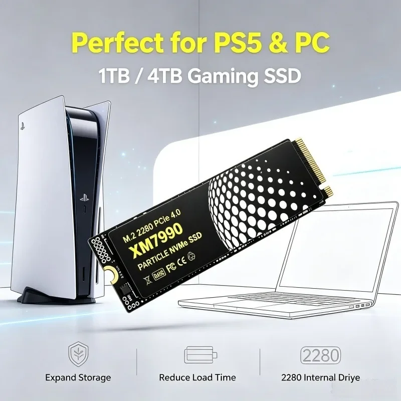 XM7990 SSD M.2 NVMe, capacità  - M.2 Nvme 4Tb Pcie 4.0 Ssd recensione e prezzo